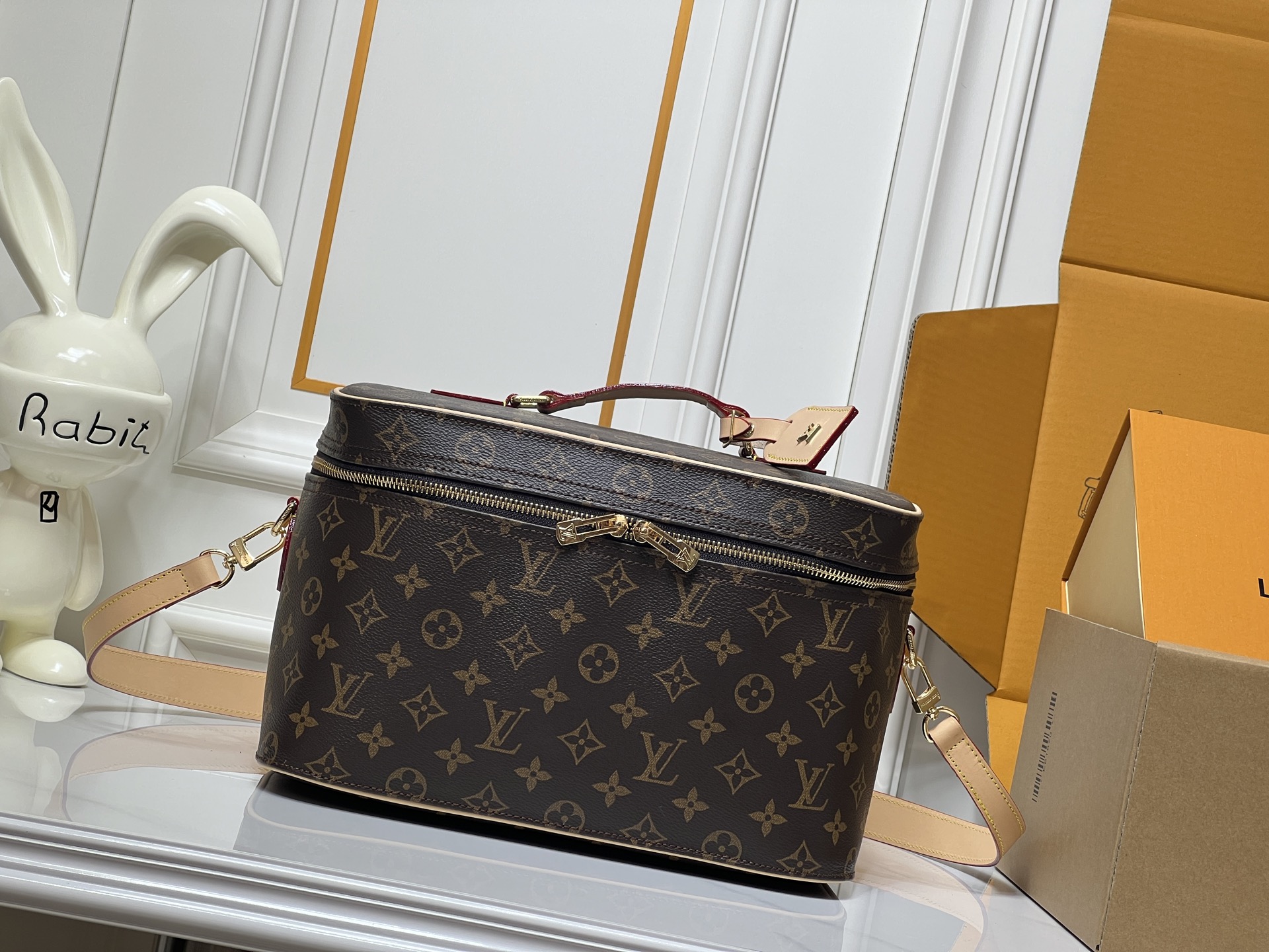 Louis Vuitton LV West BB Handbag Premium Canvas LV Logo Detail Fashion Statement Fashion Bag